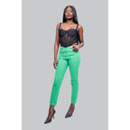 JONI Green Skinny Jeans