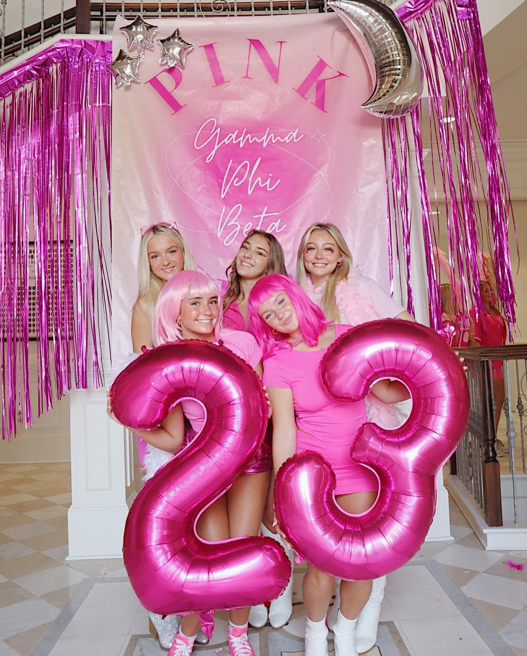 IWERP Hot Pink 40-Inch 13-Number Balloons – 13th Birthday Decorations for Girls