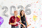 IWERP 2026 Silver 40-Inch Balloon — New Year’s Eve Party Decor & 2026 Balloons