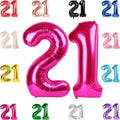 IWERP 21 Balloon – Hot Pink 40-Inch 21st Birthday Balloons for Men & Women