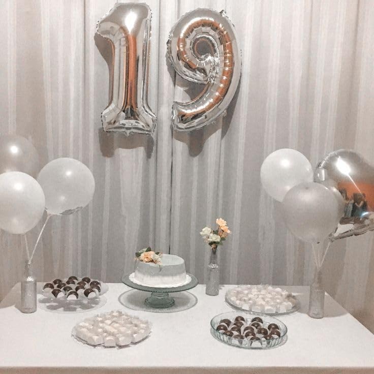 IWERP 21 Balloon 40-Inch Silver – 21st Birthday Balloons for Milestones