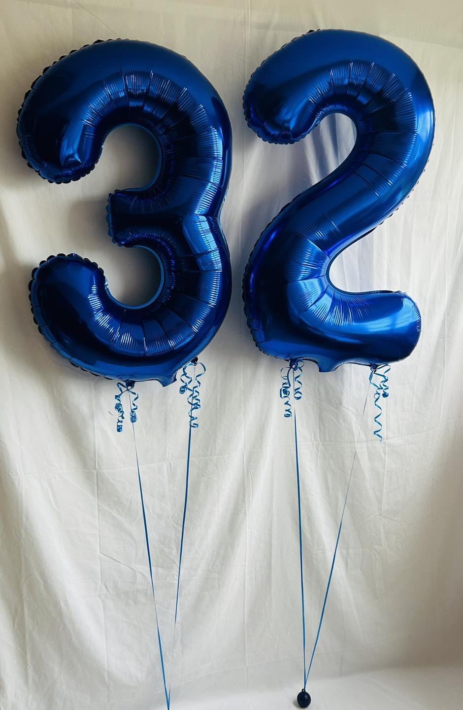 IWERP 30 Balloon Number – 40-Inch Metallic Blue 30th Birthday Balloons