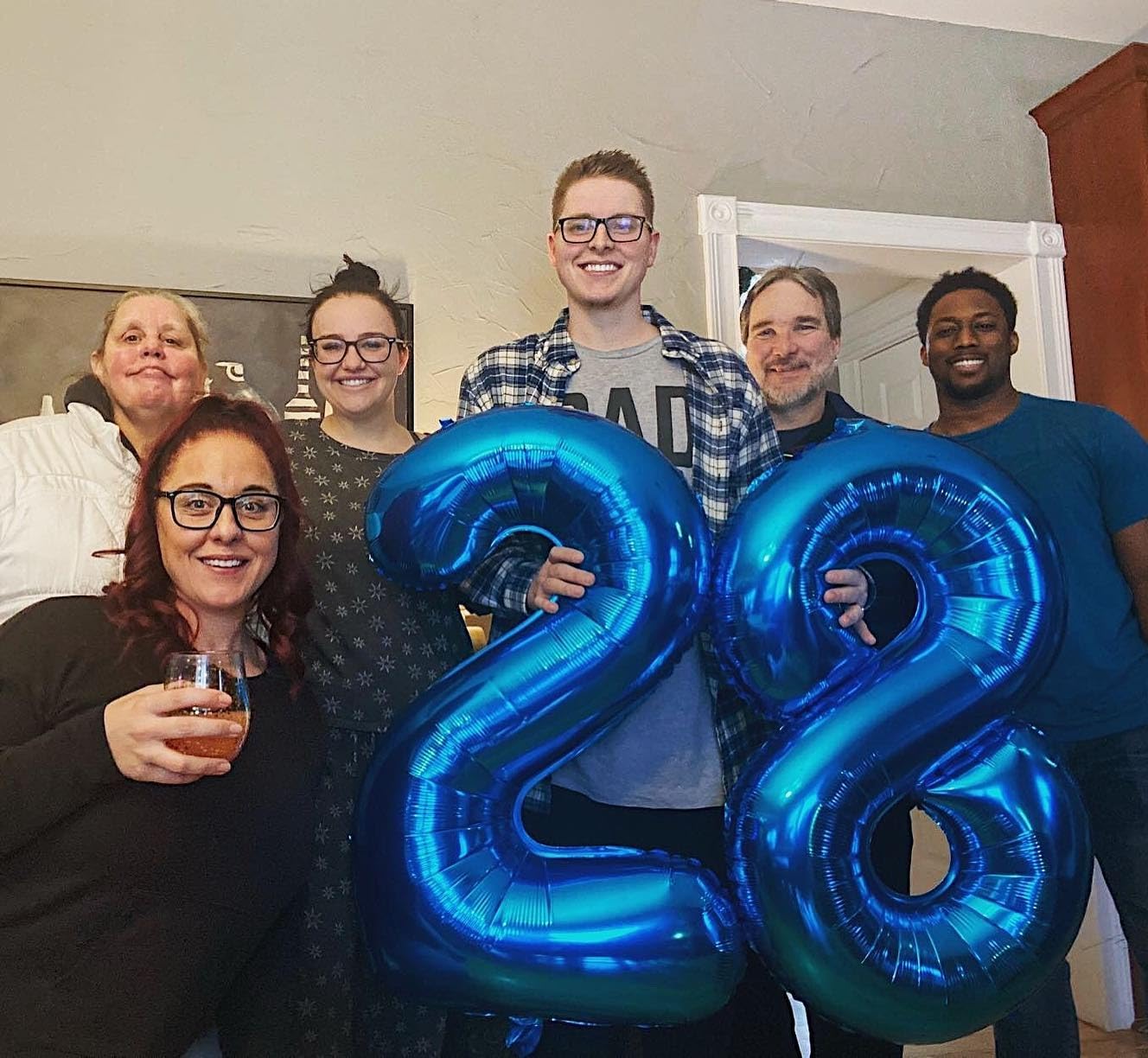IWERP 30 Balloon Number – 40-Inch Metallic Blue 30th Birthday Balloons