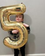 IWERP Champagne Gold 40-Inch Number 1 Balloon for First Birthday – White Gold 1st Birthday Balloons