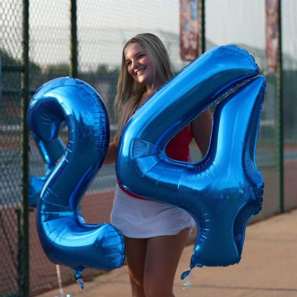 IWERP Navy Blue 29 Balloon 40 Inch - 29th Birthday Number Balloons & Blue Party Decor