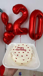 IWERP 18 Balloon Number – 40-Inch Red 18th Birthday Balloons for Boys & Girls | Party Decor