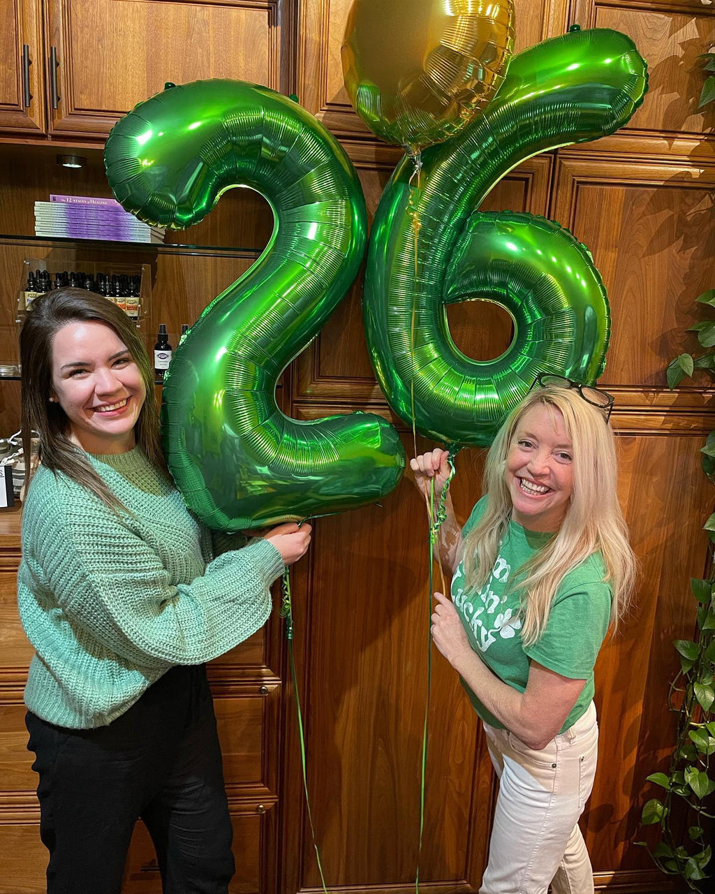 IWERP 16th Birthday Balloons – 40-Inch Green Number 16 for Sweet 16 Decor