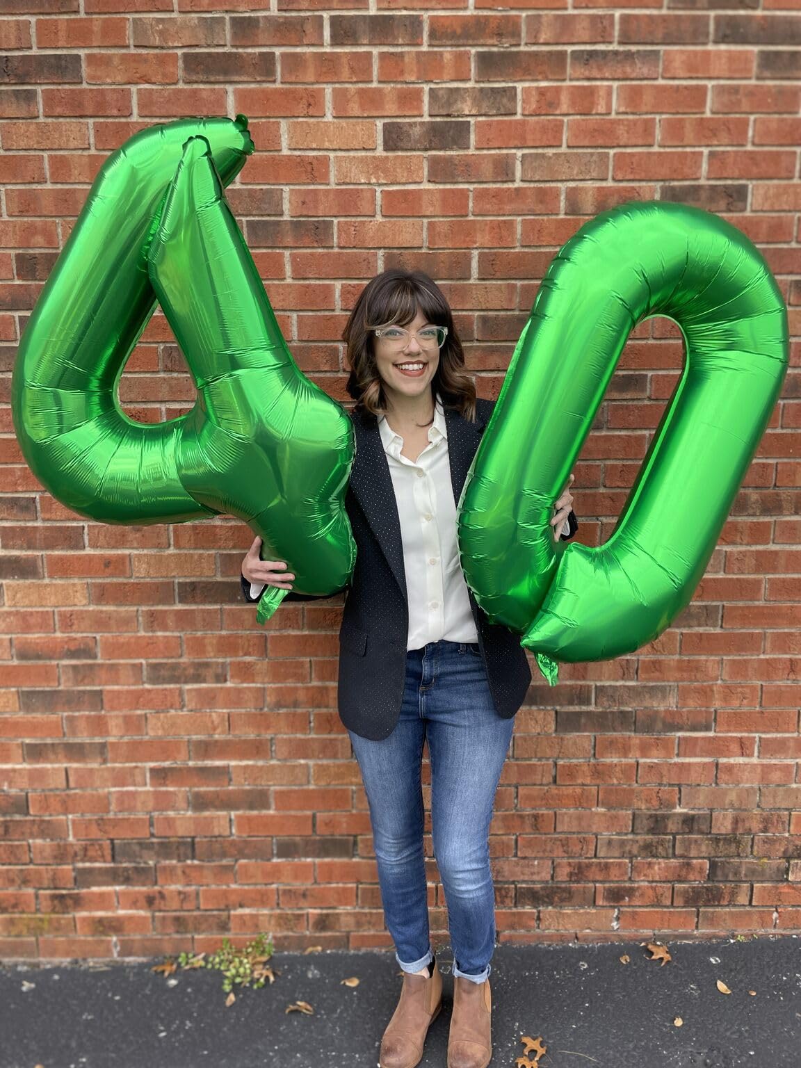 IWERP 30 Balloon Number – 40-Inch Green 30th Birthday Balloons for Men & Women | 30th Anniversary Decor