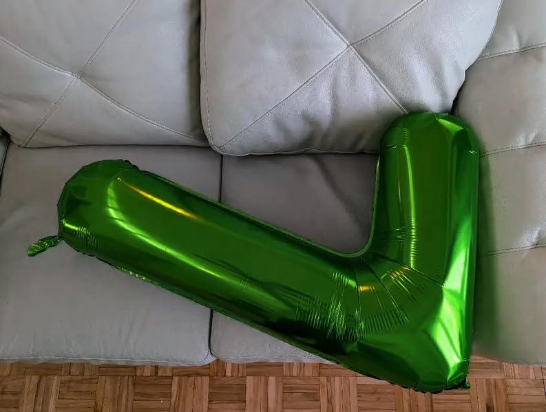 IWERP 50th Birthday Balloons – Green 40-Inch Number Balloon for Milestones | 50th Birthday Decorations