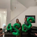 IWERP 30 Balloon Number – 40-Inch Green 30th Birthday Balloons for Men & Women | 30th Anniversary Decor