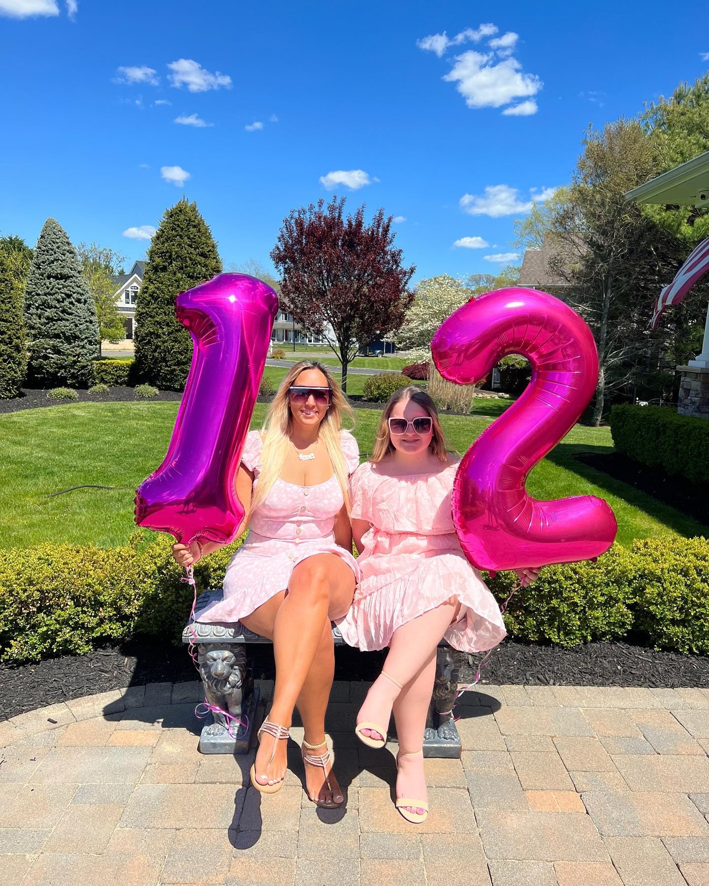 IWERP Hot Pink 12 Balloons – 40-Inch Number 12 Birthday Foil Balloon
