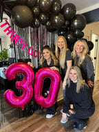 IWERP 30 Balloon Number – 40-Inch Hot Pink 30th Birthday Balloons