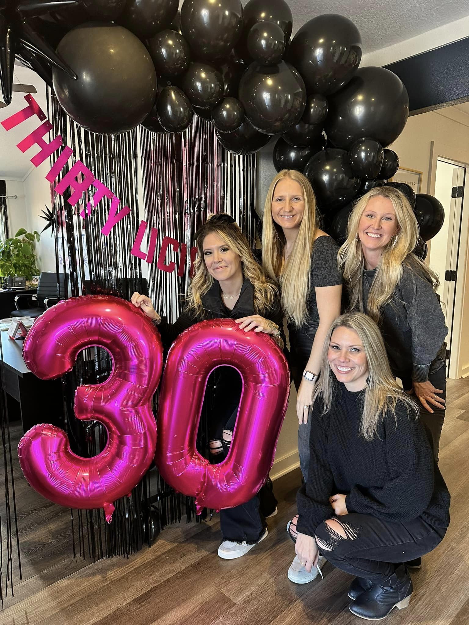 IWERP 30 Balloon Number – 40-Inch Hot Pink 30th Birthday Balloons