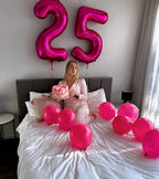 IWERP Hot Pink 2 Balloon – 40-Inch Number Balloons for 2nd Birthday