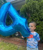 IWERP 30 Balloon Number – 40-Inch Metallic Blue 30th Birthday Balloons