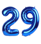 IWERP Navy Blue 29 Balloon 40 Inch - 29th Birthday Number Balloons & Blue Party Decor