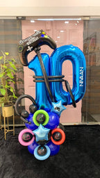 IWERP Navy Blue 40 Inch Number Balloon – 0, 10, 20, 30, 40, 50 Birthday Balloons