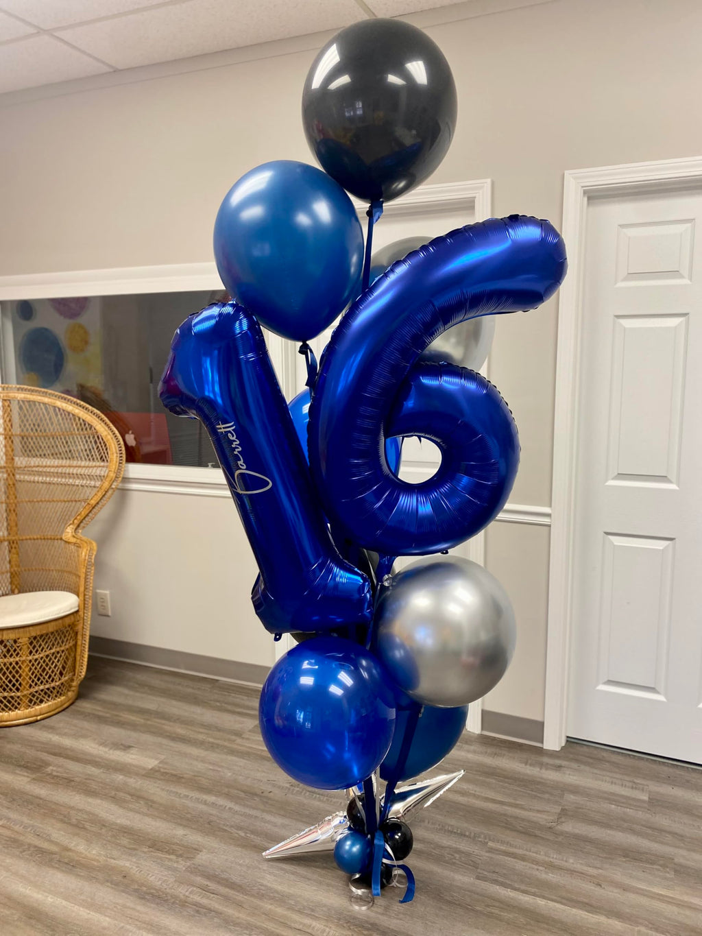 IWERP Night Blue 40-Inch Number 1 Balloon – First Birthday Balloons for Girl or Boy