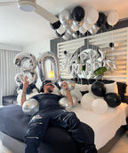 IWERP 30 Balloon Number – 40-Inch Silver 30th Birthday Balloons | Milestone Birthday & Anniversary Decor