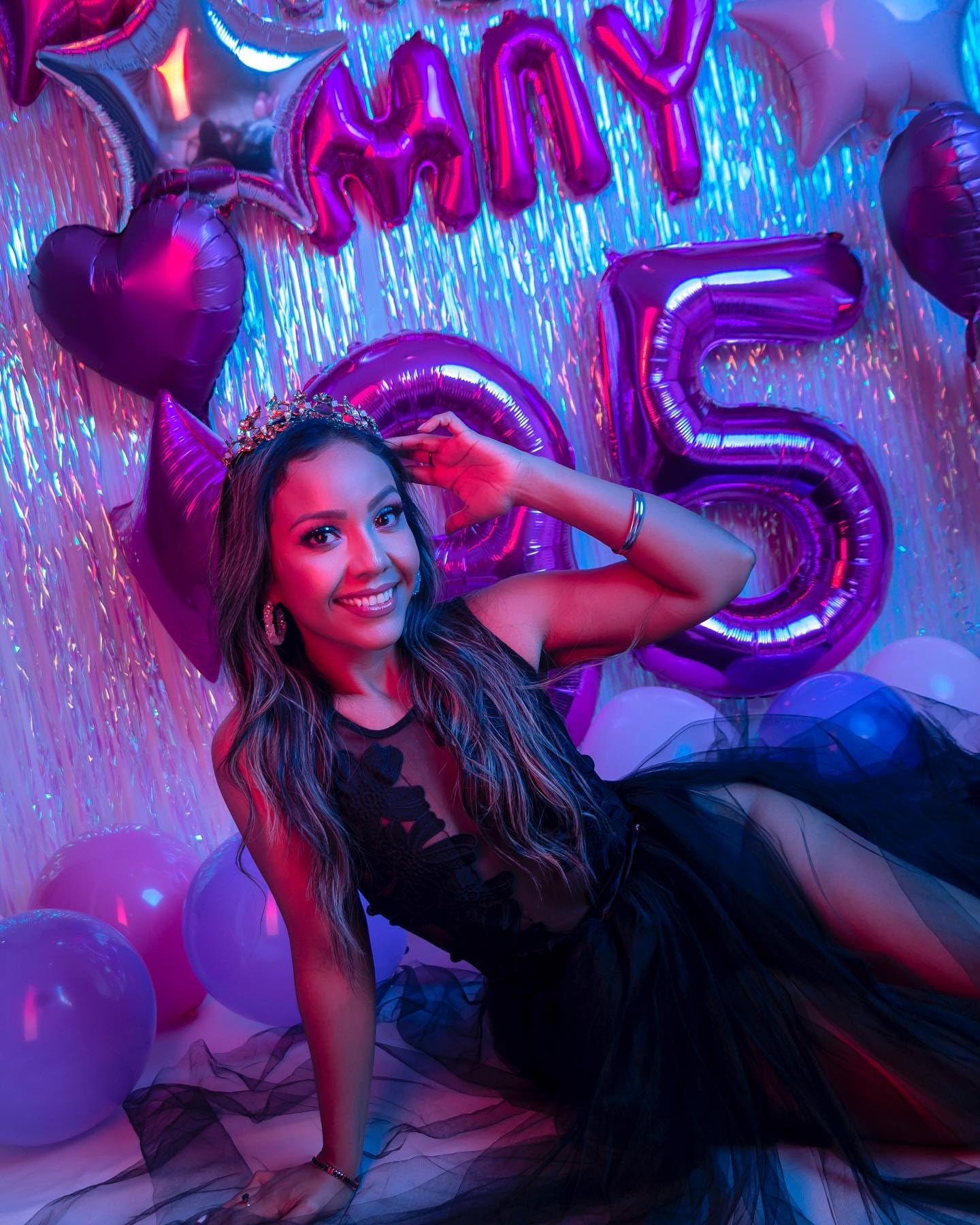 IWERP 25 Balloon Number – Purple 40-Inch Birthday Balloons for 25th Birthday & Anniversary Decor