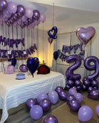 IWERP 25 Balloon Number – Purple 40-Inch Birthday Balloons for 25th Birthday & Anniversary Decor