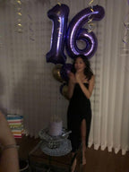 IWERP 21 Balloon Number (40-Inch) – Purple 21st Birthday Balloons & Anniversary Decor