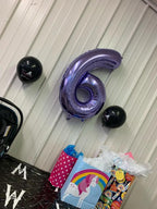 IWERP 16th Birthday Balloon - 40-Inch Purple Number Balloons for Sweet 16 Celebrations