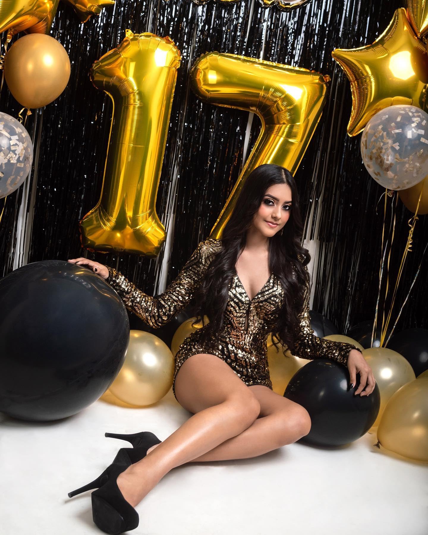 IWERP Gold Number 7 Balloon 40-Inch – 7th Birthday Decorations & Gold Party Balloons