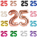 IWERP 25 Balloon Number Rose Gold 40 Inch | 25th Birthday Balloons & Anniversary Decorations