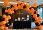IXVAN Orange Balloons 145pcs – 18/12/10/5 Inch Arch Kit Garland for Party Decorations
