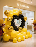 IXVAN Yellow Balloons 145pcs – Latex Arch Kit (18/12/10/5in) for Party Decor