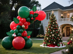 IXVAN Dark Green Balloons – 145pcs Set (18/12/10/5 in) for Parties