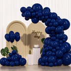 IXVAN Navy Blue Balloons 145pcs | Multi-Size Latex Arch Kit for Parties