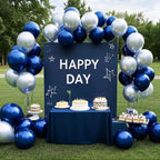 IXVAN Navy Blue Balloons 145pcs | Multi-Size Latex Arch Kit for Parties