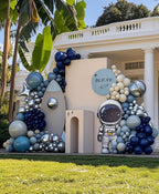 IXVAN Navy Blue Balloons 145pcs | Multi-Size Latex Arch Kit for Parties
