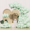 IXVAN Pastel Green Balloons 145pcs – Mixed Sizes 18/12/10/5 Inches for Balloon Garland Arch