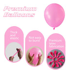 IXVAN Pink Balloons 145pcs – Mixed Sizes for Arch Garland