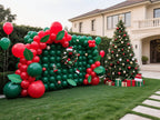 IXVAN Red Balloons 145pc Latex Balloon Arch Kit – 5in/10in/12in/18in for Weddings & Parties