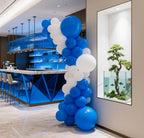 IXVAN Royal Blue Balloons Kit – 145pcs in 5in/10in/12in/18in for Arch Garlands
