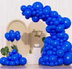 IXVAN Royal Blue Balloons Kit – 145pcs in 5in/10in/12in/18in for Arch Garlands