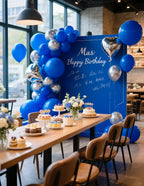 IXVAN Royal Blue Balloons Kit – 145pcs in 5in/10in/12in/18in for Arch Garlands