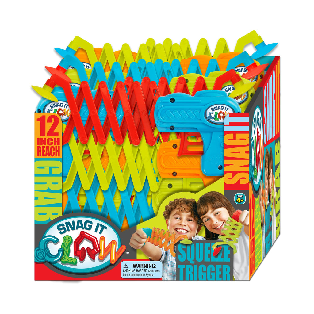 JA-RU Robot Arm Claw Grabber Gun 12-Inch Reach - 2-Pack Toy Assortment | Kids Party Favors