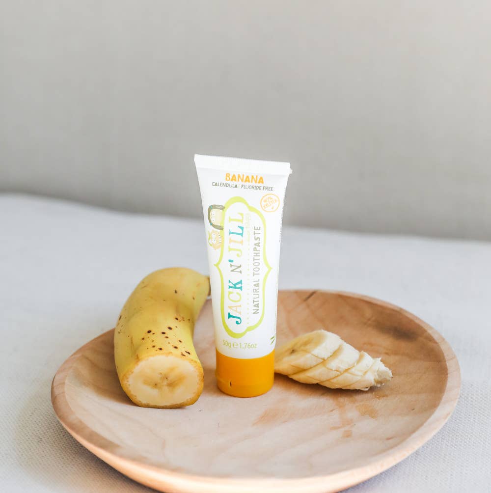 Jack N’ Jill Natural Banana Toothpaste for Kids 50g