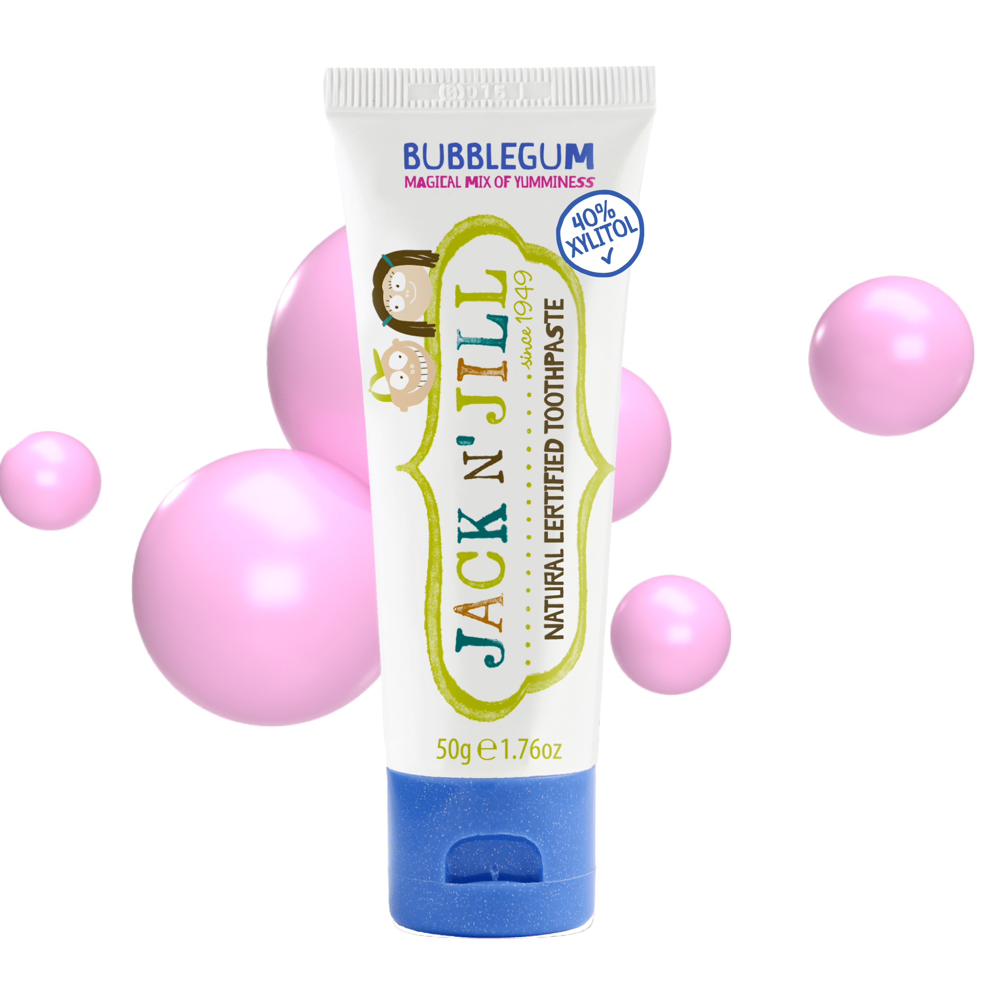 Jack N' Jill Natural Certified Toothpaste Bubblegum - 50g