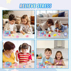 JANESVISSY 8 Pcs Taba Squishies Pack – Colorful Silicone Fidget Toys for Kids & Party Favors