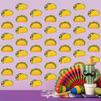 Janlaugh 8 Pcs Taco Banner Garland Fiesta Cinco de Mayo Party Decor