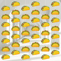 Janlaugh 8 Pcs Taco Banner Garland Fiesta Cinco de Mayo Party Decor