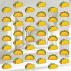 Janlaugh 8 Pcs Taco Banner Garland Fiesta Cinco de Mayo Party Decor