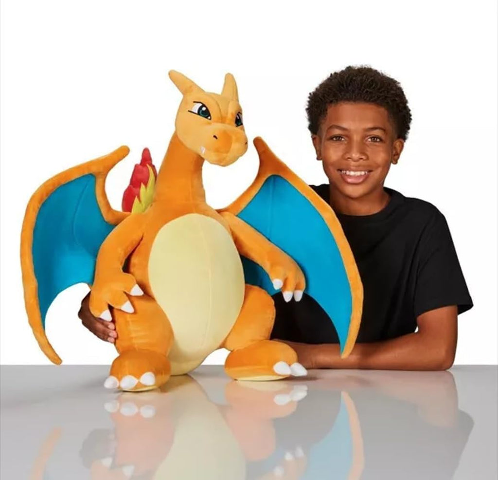 Jazwares Pokemon 24" Jumbo Charizard Plush – Officially Licensed Large Charizard Toy