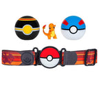 Jazwares Pokemon Charmander Clip N Go Belt Set – 2-Inch Figure with Ultra & Lure Balls